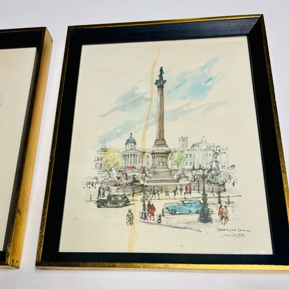 VINTAGE JAN KORTHALS LITHOGRAPH FRAMED ART PRINTS - Picture 2 of 8